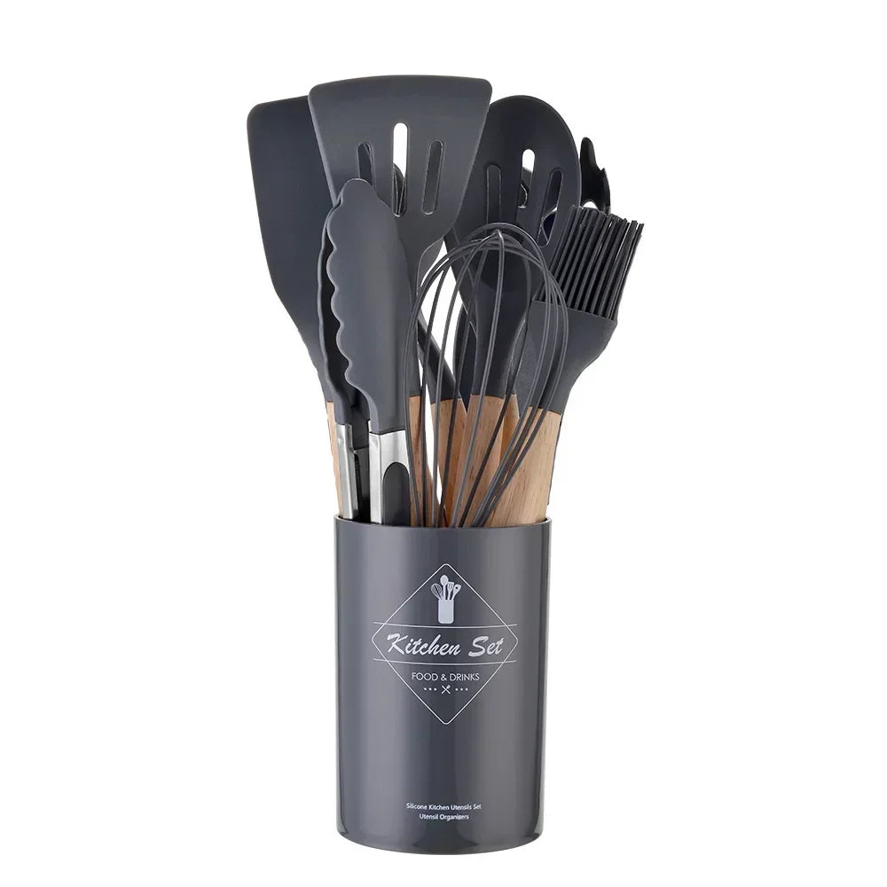12-Piece Silicone Cooking Utensil Set