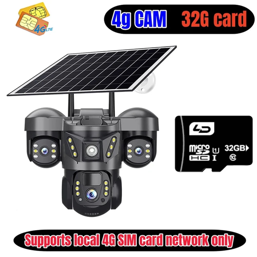 4G Solar Security Camera