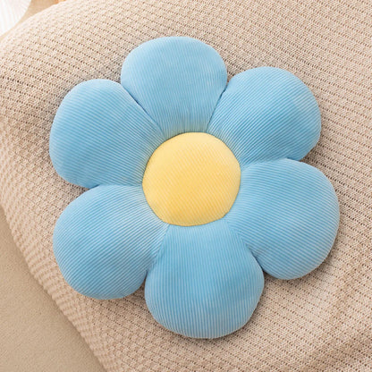 Almohada de peluche con forma de flor