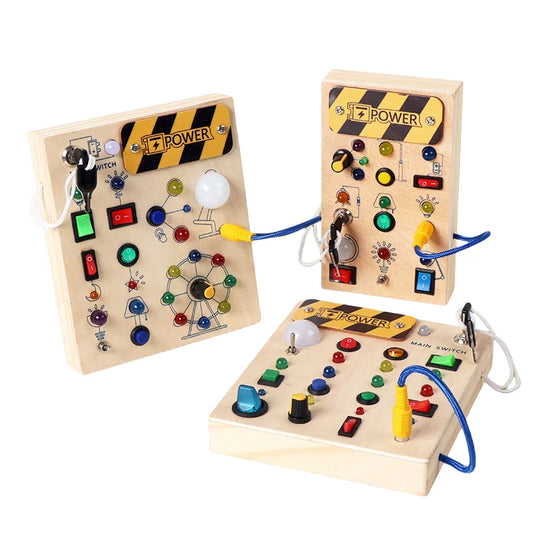 Montessori Wooden Busy Board