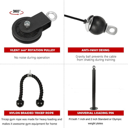 Pull Down & Lift Weight Pulley System