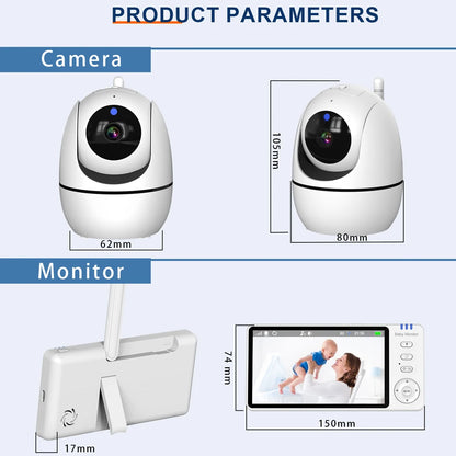 5.0-Inch Video Baby Monitor