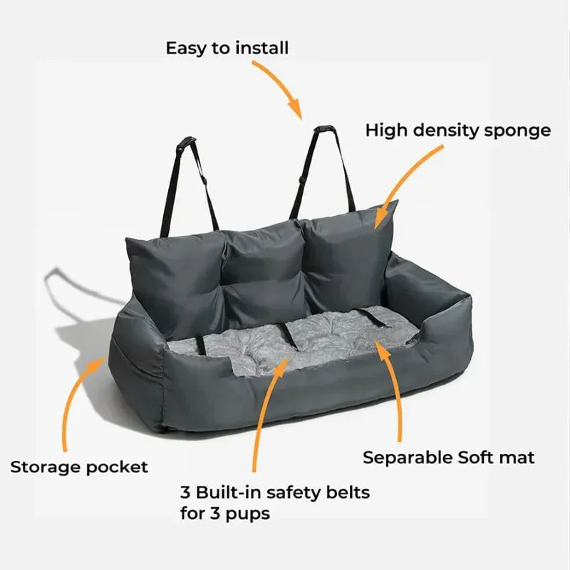 2024 Upgraded Large Dog Carrier & Car Seat Cover