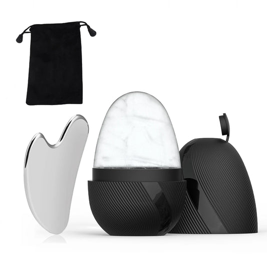 Ice Roller & Stainless Steel Gua Sha Set