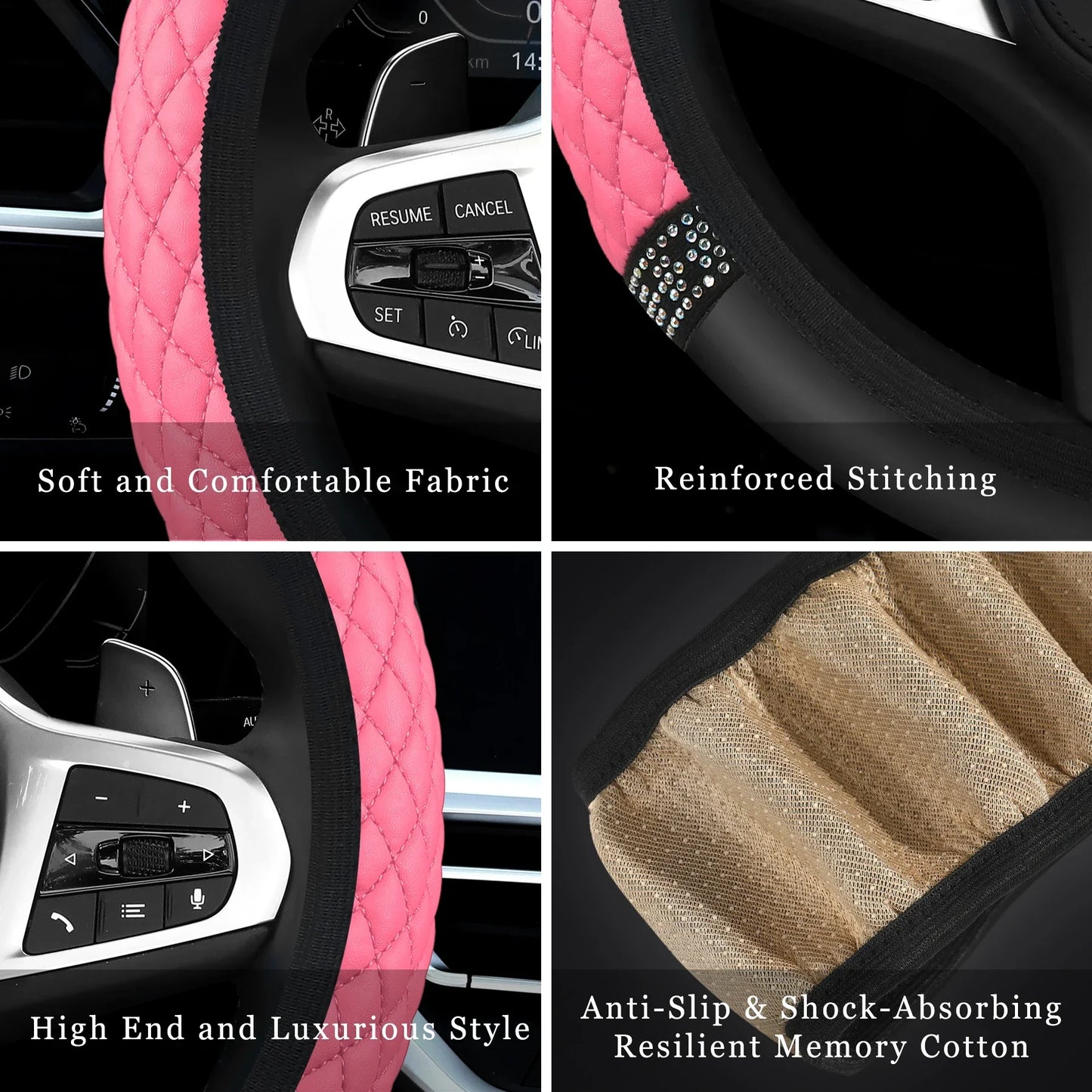 Luxury Women’s Steering Wheel Cover