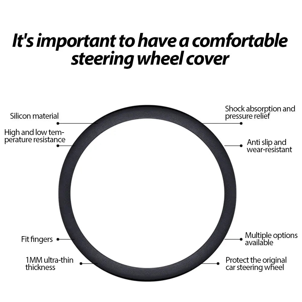 Silicone Car Steering Wheel Cover