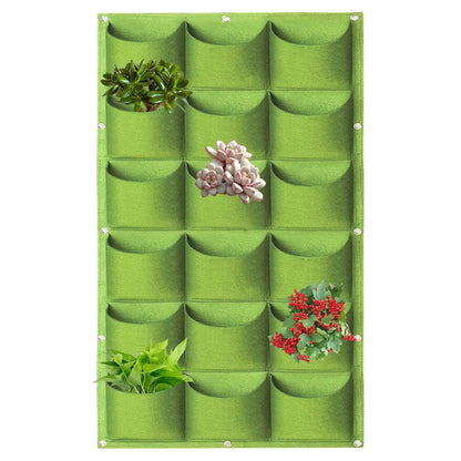 49 Pockets Hanging Vertical Wall Mounted Grow Bags