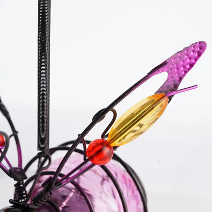 Solar Iron Insect Statue