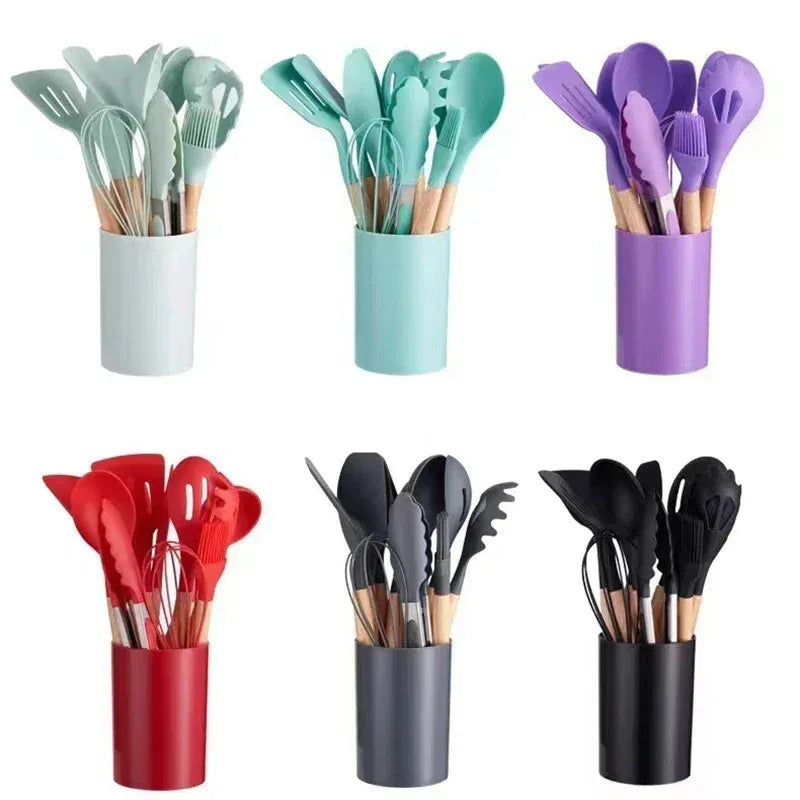 12-Piece Silicone Cooking Utensil Set