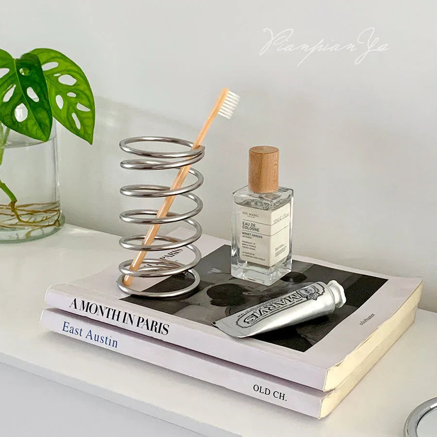 Stainless Steel Toothbrush Holder