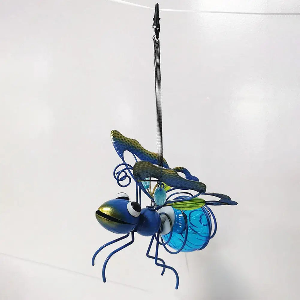 Solar Iron Insect Statue
