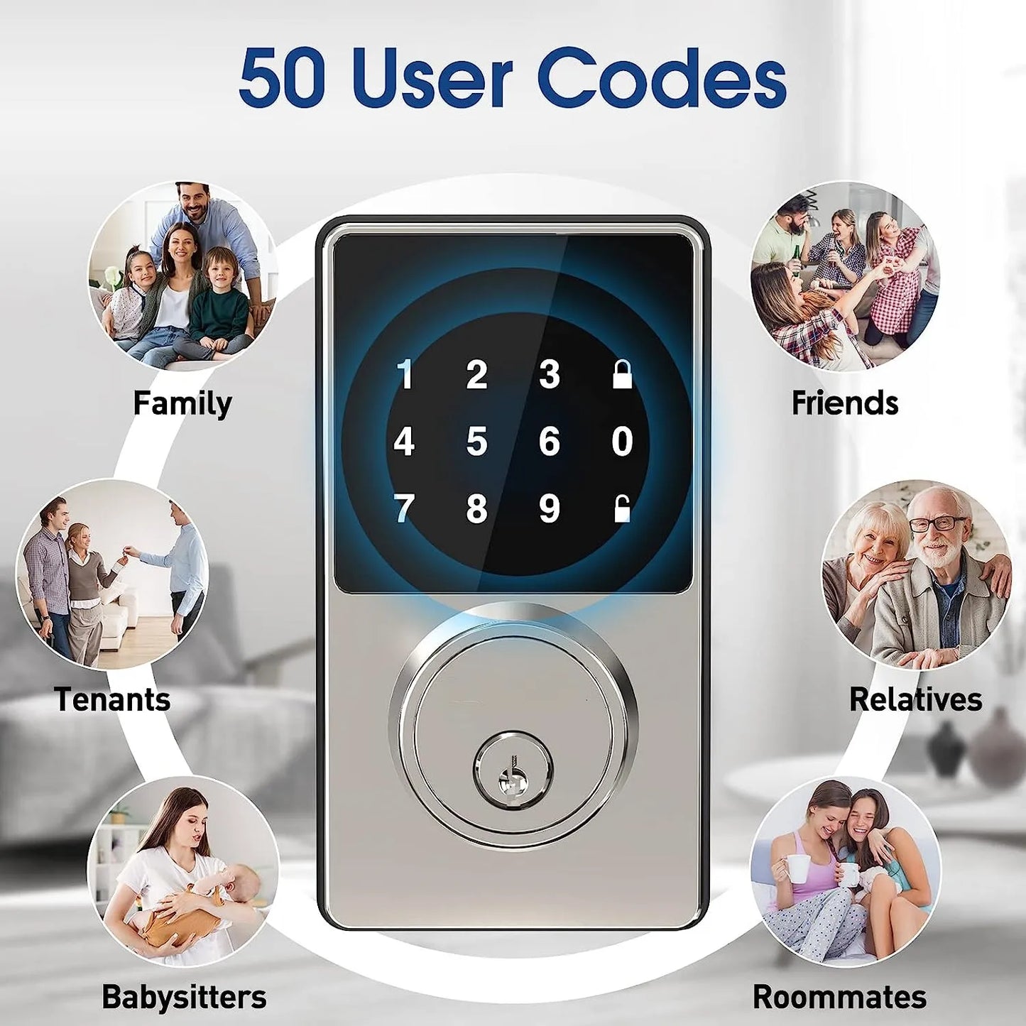 Smart Keyless Entry Door Lock