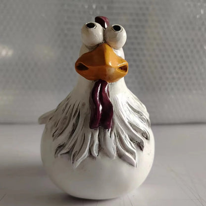 Funny Chicken Fence Décor
