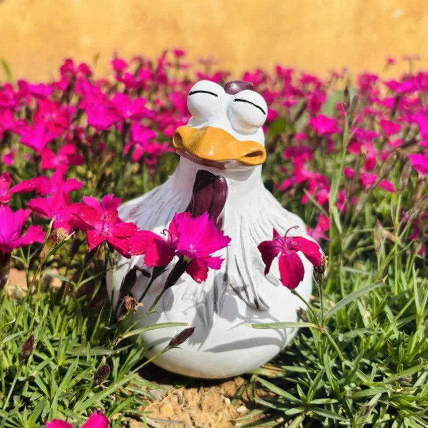 Funny Chicken Fence Décor