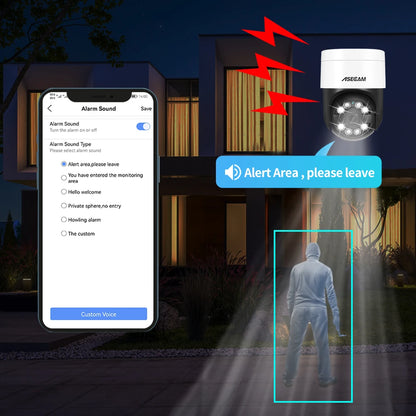 8MP 4K PTZ IP Camera