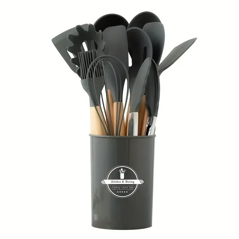 12-Piece Silicone Cooking Utensil Set