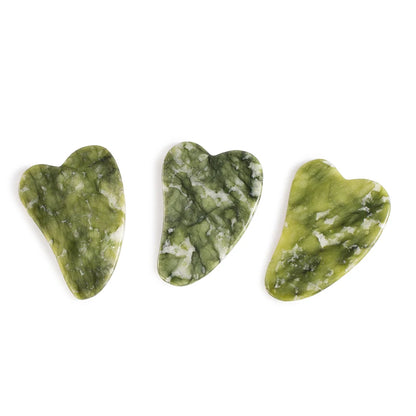 Tablero Gua Sha de jade natural
