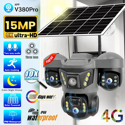 4G Solar Security Camera