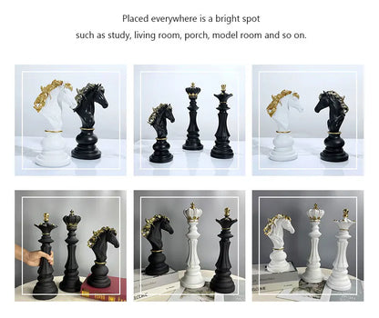 International Chess Resin Figurines