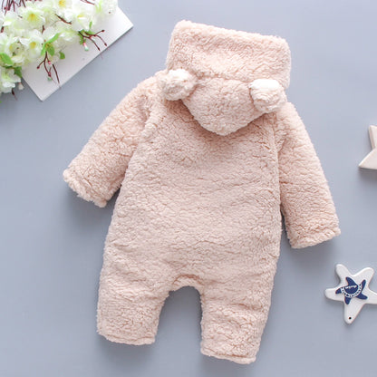 Baby Winter Cotton Fleece Romper