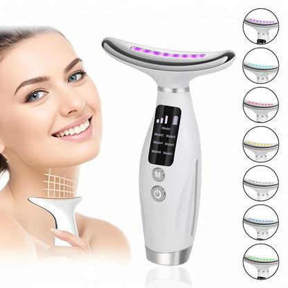 7-Color EMS Facial & Neck Massager