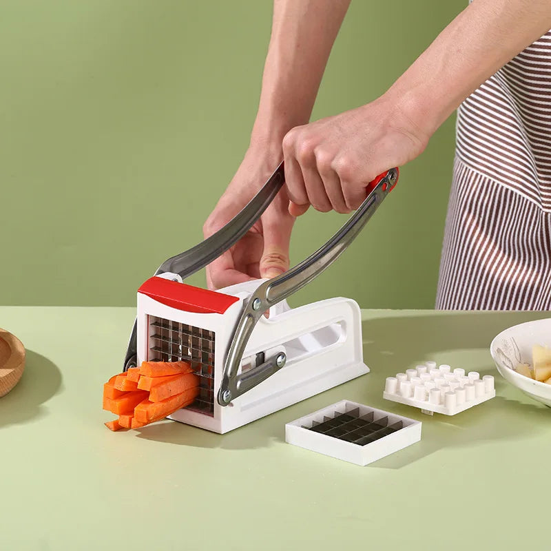 French Fry Cutter Stainless Steel Potato Chipper