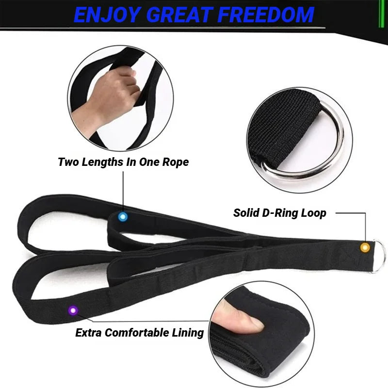 Fitness Tricep Rope Cable Attachment