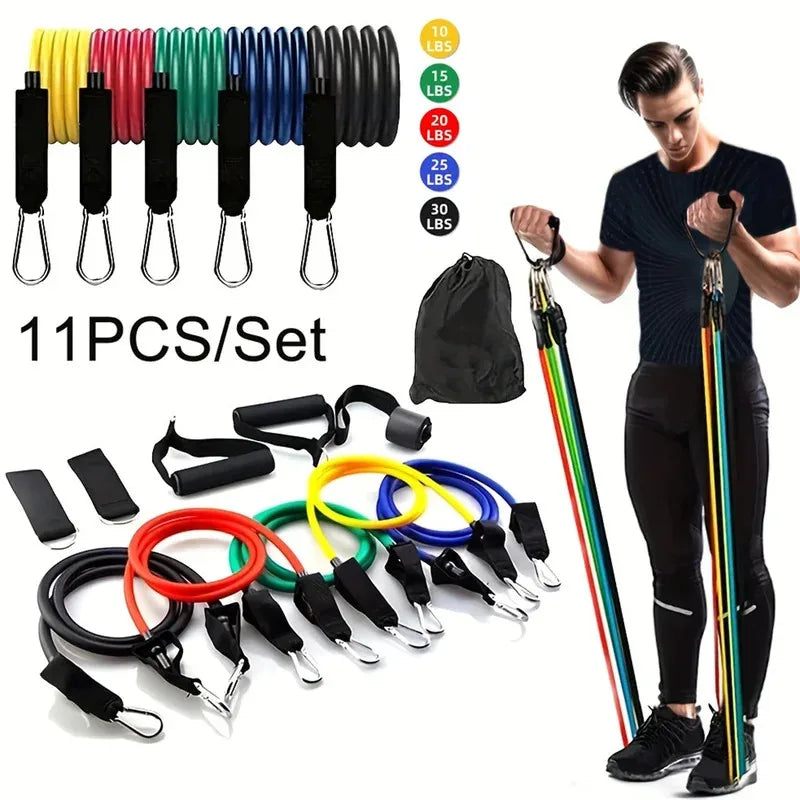 11-Piece Muscle Training Strap Set