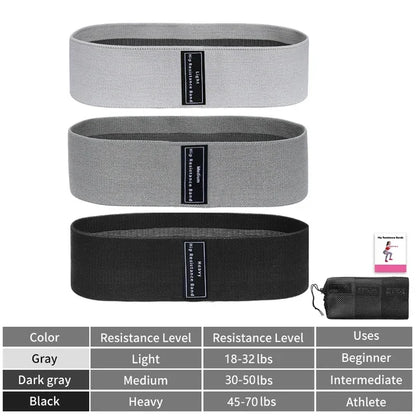 Fabric Resistance Hip & Booty Bands