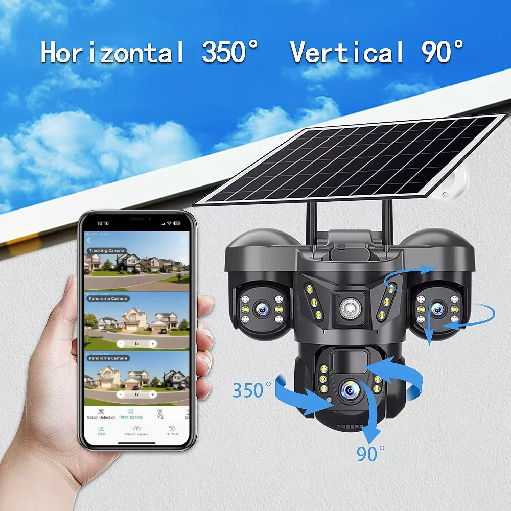 4G Solar Security Camera