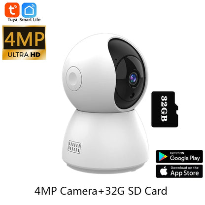HD 4MP Tuya Smart Mini WiFi Camera