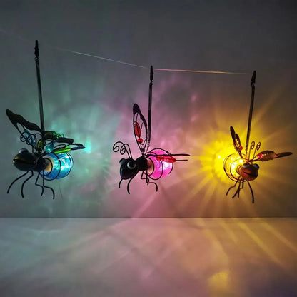 Solar Iron Insect Statue
