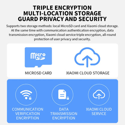 2K HD WiFi Home Security Camera with Night Vision