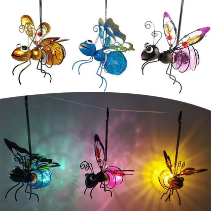 Solar Iron Insect Statue