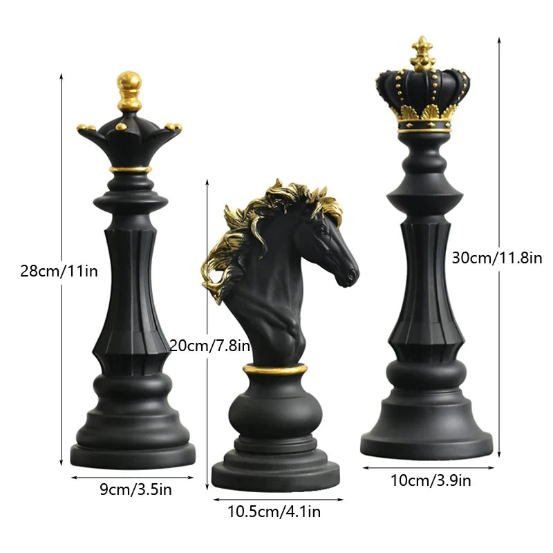 International Chess Resin Figurines