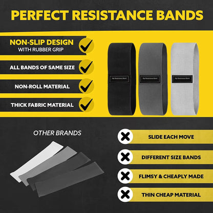 Fabric Resistance Hip & Booty Bands