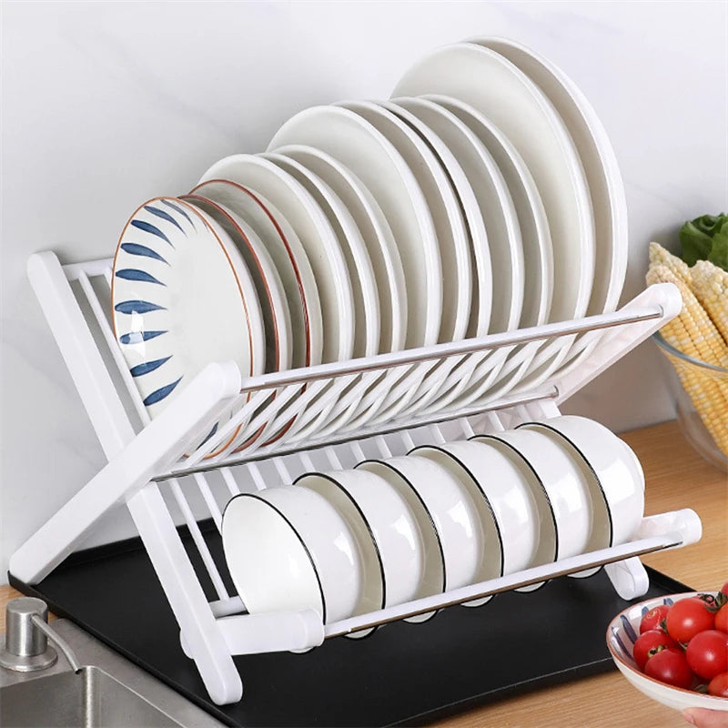 Kitchen Organizer Sink Dish Drying Rack Sink Drain Shelf Bowl