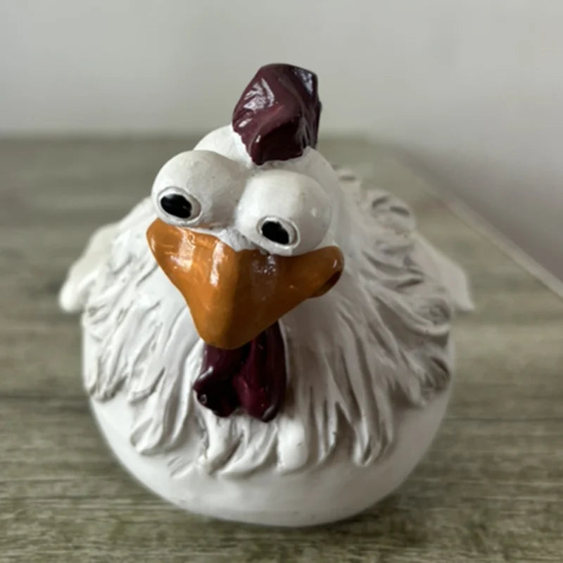 Funny Chicken Fence Décor