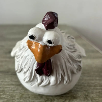 Funny Chicken Fence Décor