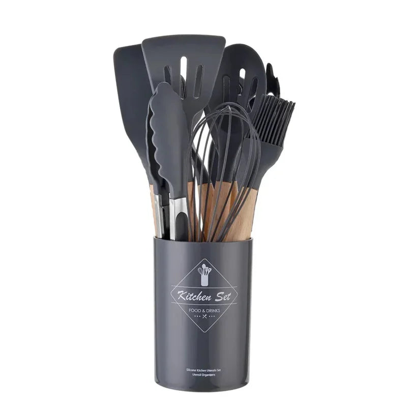12-Piece Silicone Cooking Utensil Set