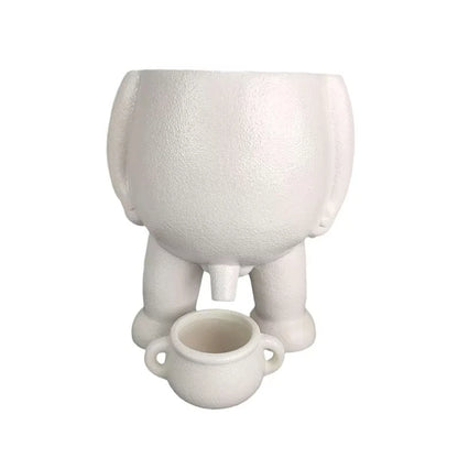 Ceramic Peeing Planter Pot