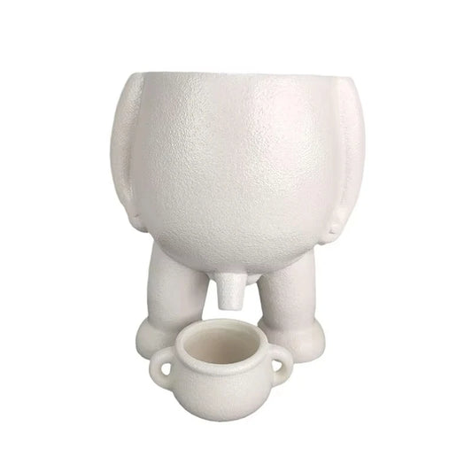 Ceramic Peeing Planter Pot