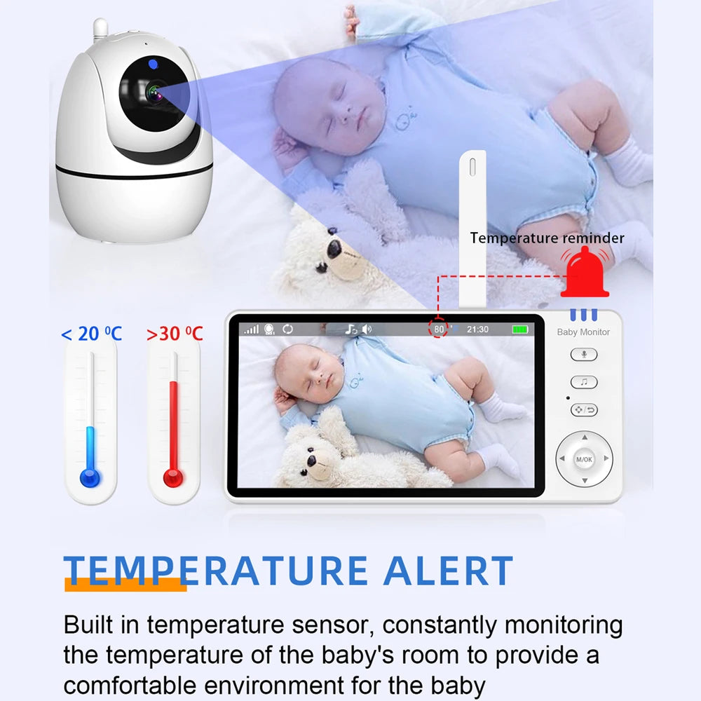 5.0-Inch Video Baby Monitor