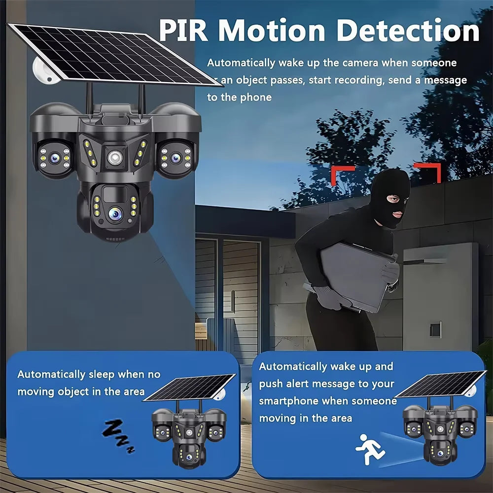 4G Solar Security Camera