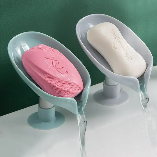 2-Piece Leaf Shape Soap Holder