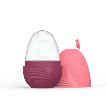 Juego de rodillo de hielo y Gua Sha de acero inoxidable