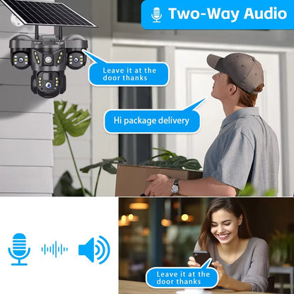 4G Solar Security Camera