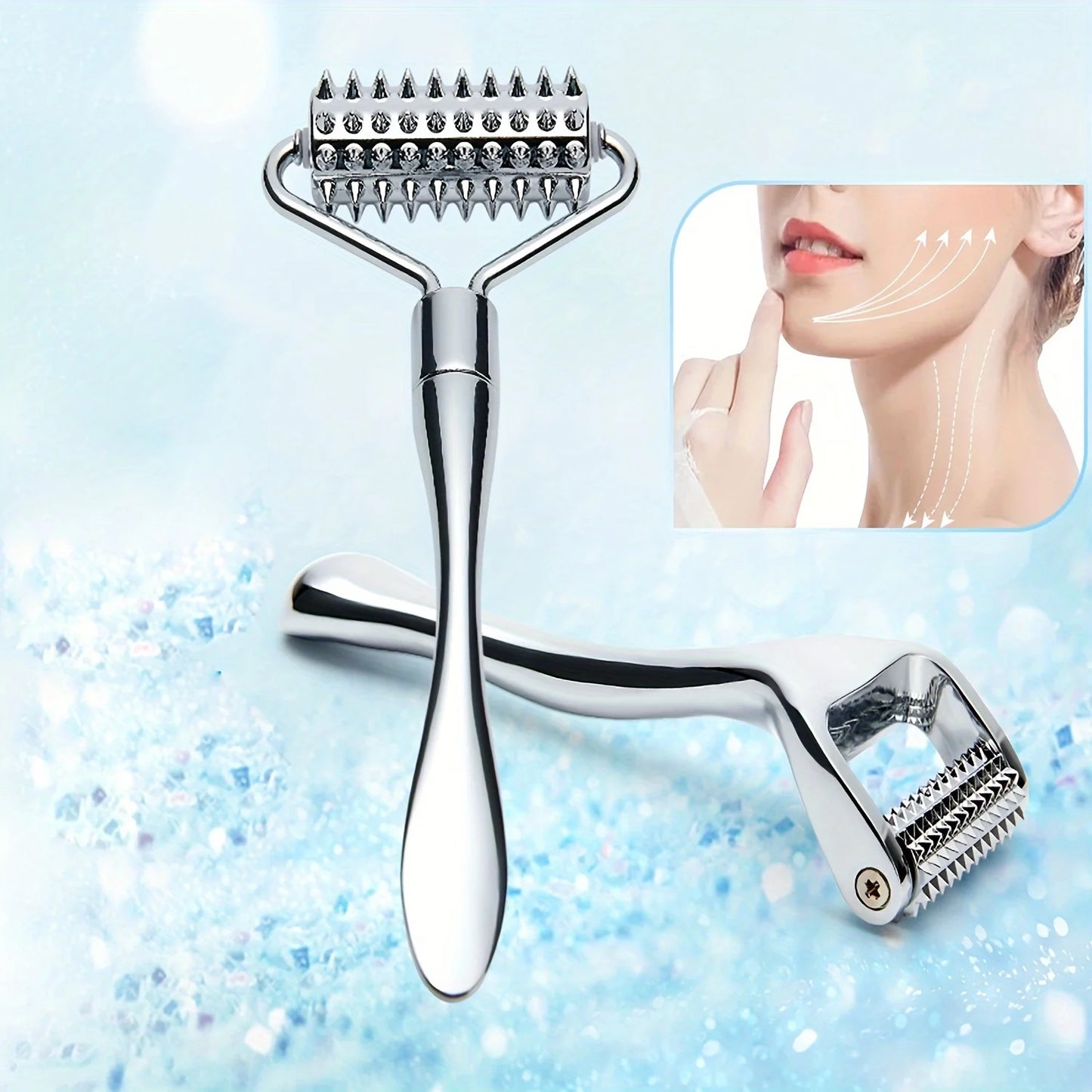 Facial Massage Roller & Gua Sha Tool