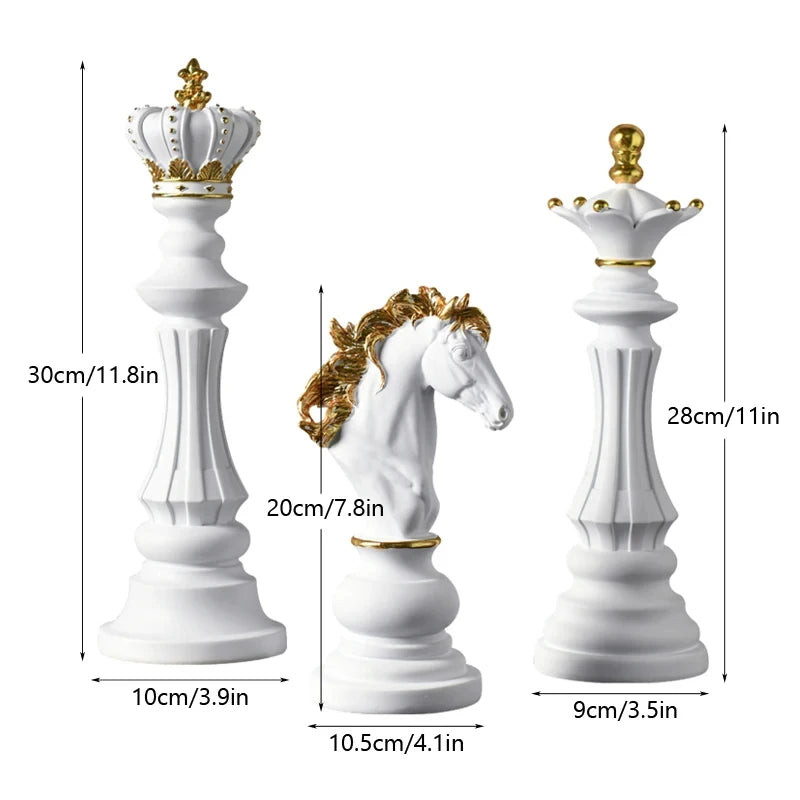International Chess Resin Figurines
