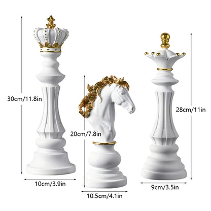 International Chess Resin Figurines